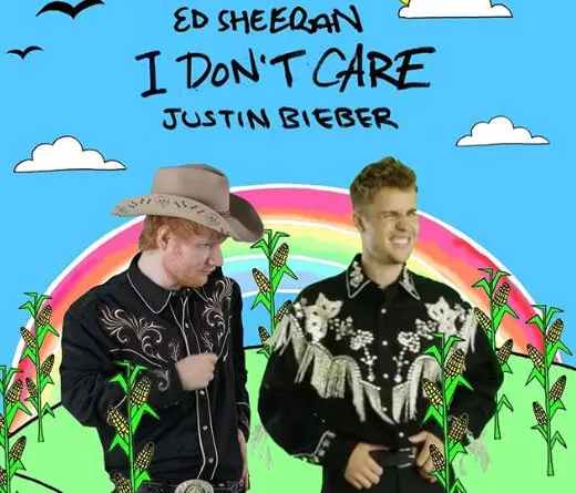 Ed Sheeran & Justin Bieber  protagonizan el excntrico video de I Dont Care.